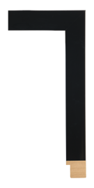 [382450]Bauhaus II Large Black Flat 1 5/8