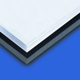 [FC40BAF]Bainbridge Acid-Free Foamboard, Black on Black Core, 40 x 60, 3/16
