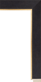 [336220]Hudson II Black and Gold 1 1/2