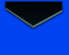 [FC40BAF]Bainbridge Acid-Free Foamboard, Black on Black Core, 40 x 60, 3/16