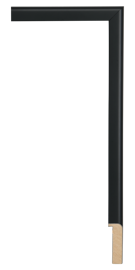 [510BL]Black Reflections Shadow Box Black 7/8