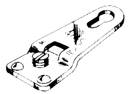 [H101]Clark Hardware Polybag w/Screw Hanger