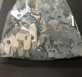 [85002]Back Plates Bulk, 500/box