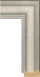 [540950]Cezanne Watergild Silver 2 7/8