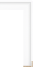 [343805]Gallery One White 1 3/4