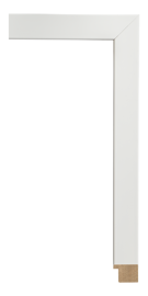 [372440]Bauhaus II Small White Flat 1 1/4