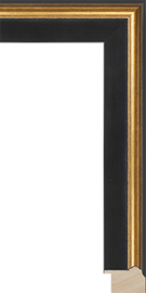 [326220]Hudson II Black and Gold 1 3/4
