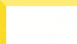 [CBR844987]BRTCORE - WHITE ON YELLOW 40X60